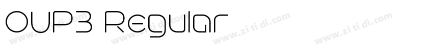 OUP2 Regular字体转换